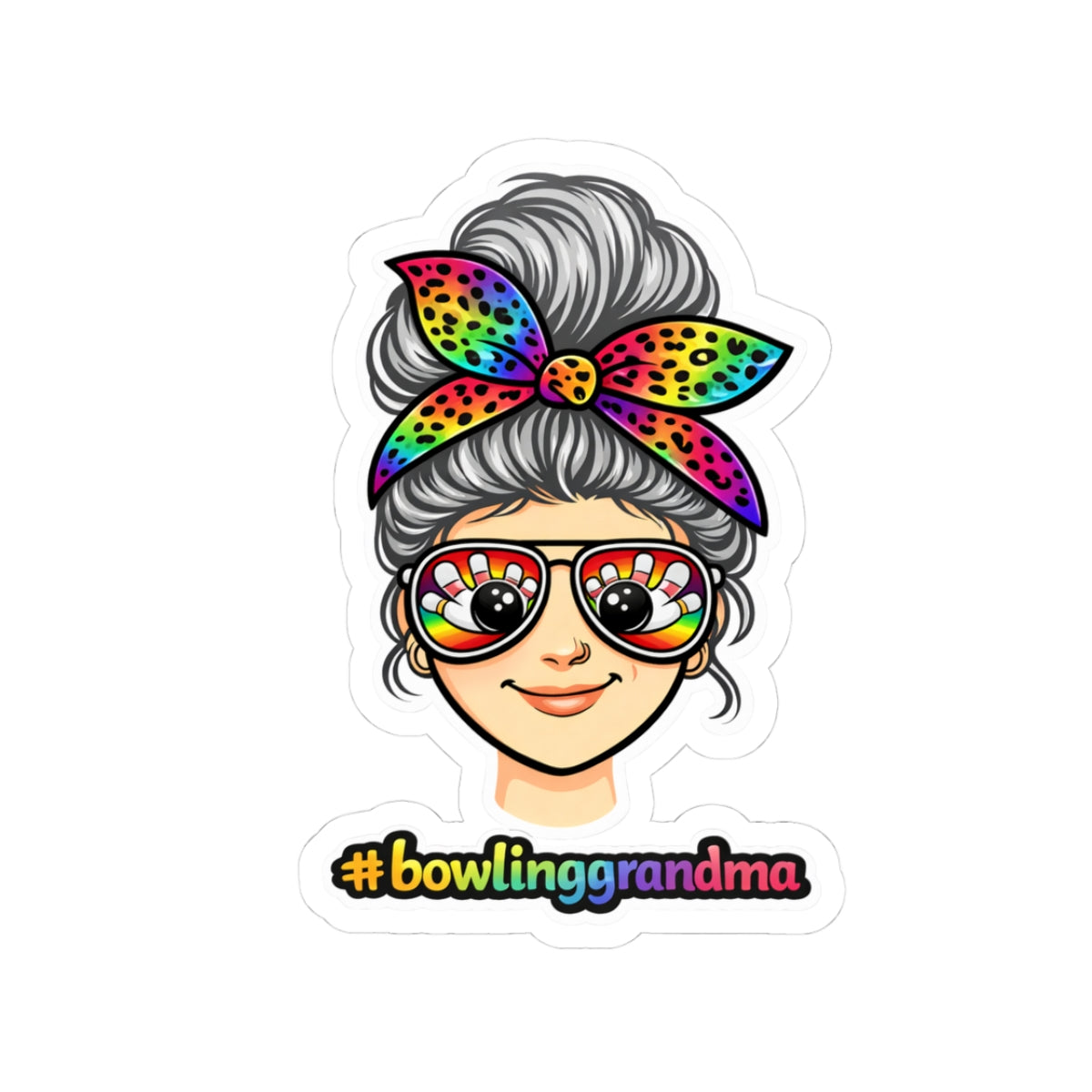 #Bowlinggrandma Sticker